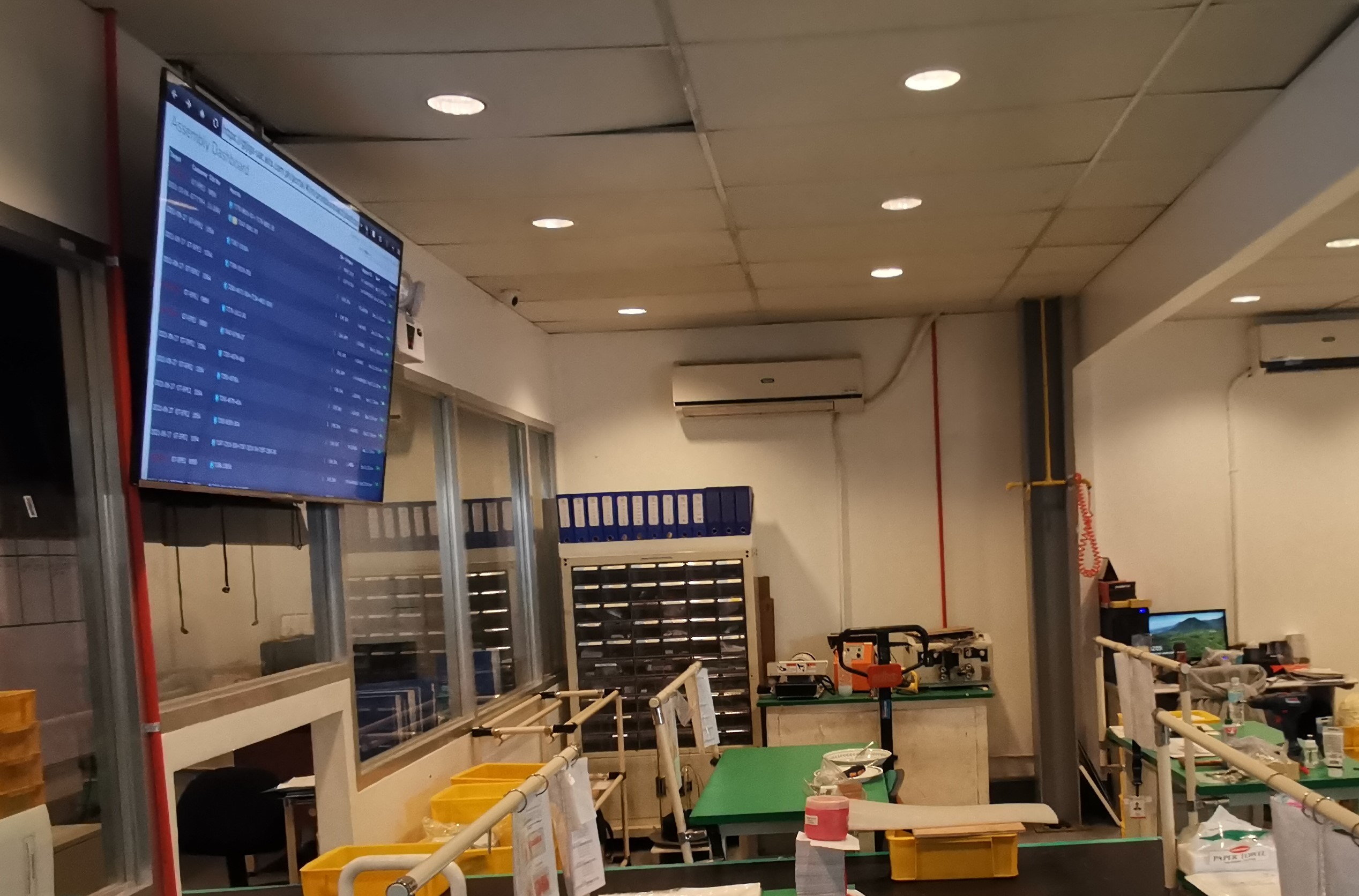 Production Monitoring System Dashboard